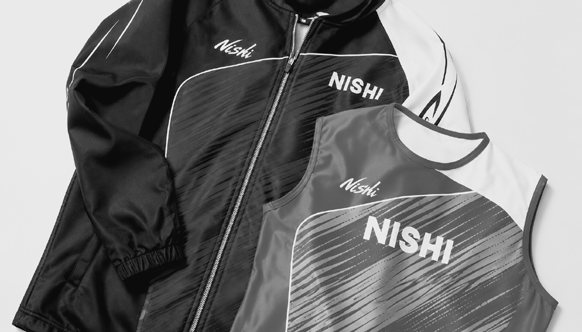 NISHIのアパレル製品
